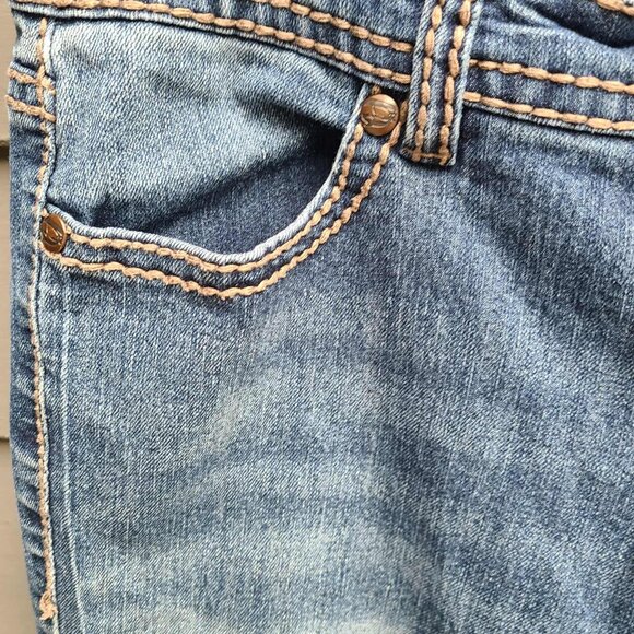 Nine West Cropped Jeans with Bling on the Flap Pockets size 8/29 - Picture 10 of 13